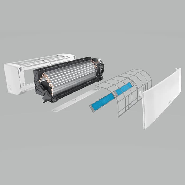 Инверторен климатик Hitachi RAK-DJ25PHAE/RAC-DJ25PHAE airHome 400, 9000 BTU, Клас A++ 10