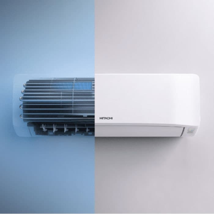 Инверторен климатик Hitachi RAK-DJ25PHAE/RAC-DJ25PHAE airHome 400, 9000 BTU, Клас A++ 7