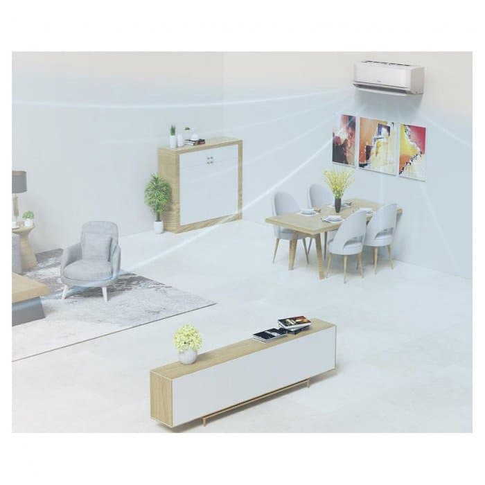 Инверторен климатик Hitachi RAK-VJ25RHAE/RAC-VJ25WHAE airHome 600 WiFi, 9000 BTU, Клас A+++ 10